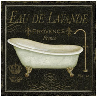 Bain de Luxe I -Paper Art-26"x26"