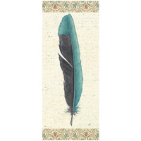 Feather Tales V -Paper Art-22"x52"