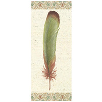 Feather Tales VI -Paper Art-18"x42"