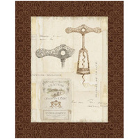 Fancy Corkscrew II Border -Paper Art-18"x22"