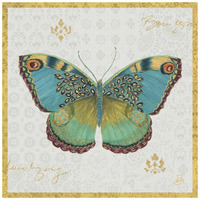 Bohemian Wings Butterfly VA -Paper Art-20"x20"