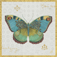 Bohemian Wings Butterfly VA -Paper Art-38"x38"