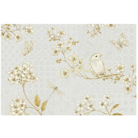 Golden Garden I -Paper Art-20"x14"