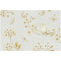 Golden Garden I -Paper Art-32"x22"