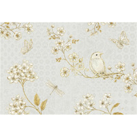 Golden Garden I -Paper Art-38"x26"