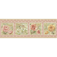 Concours Floral V -Paper Art-38"x14"