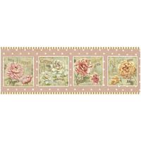 Concours Floral V -Paper Art-56"x20"