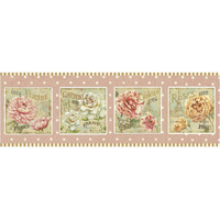 Concours Floral V -Paper Art-74"x26"
