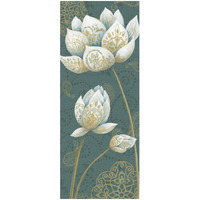 Lotus Dream IIIB -Paper Art-14"x32"