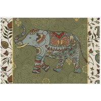 Elephant Caravan IIF -Paper Art-20"x14"