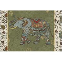 Elephant Caravan IIF -Paper Art-32"x22"