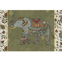 Elephant Caravan IIF -Paper Art-38"x26"
