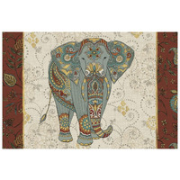 Elephant Caravan IA -Paper Art-20"x14"