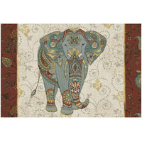 Elephant Caravan IA -Paper Art-32"x22"