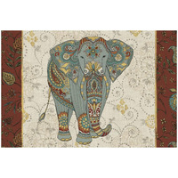 Elephant Caravan IA -Paper Art-50"x34"