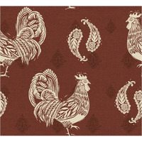 Woodcut Rooster Patterns -Paper Art-38"x34.76"
