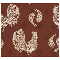 Woodcut Rooster Patterns -Paper Art-42"x38.4"