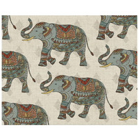 Elephant Caravan Pattern -Paper Art-26"x22"