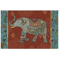 Elephant Caravan IIM -Paper Art-20"x14"