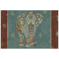 Elephant Caravan IB -Paper Art-26"x18"