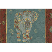 Elephant Caravan IB -Paper Art-32"x22"