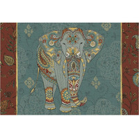 Elephant Caravan IB -Paper Art-38"x26"