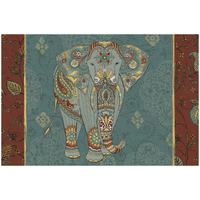 Elephant Caravan IB -Paper Art-50"x34"