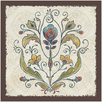Mediterranean Flair V -Paper Art-26"x26"