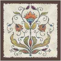 Mediterranean Flair VI -Paper Art-26"x26"