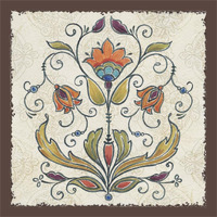 Mediterranean Flair VI -Paper Art-38"x38"