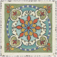 Mediterranean Flair IX -Paper Art-42"x42"