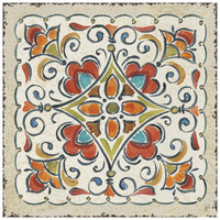 Mediterranean Flair XIII -Paper Art-26"x26"