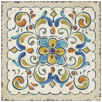 Mediterranean Flair XIV -Paper Art-26"x26"