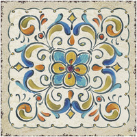 Mediterranean Flair XIV -Paper Art-32"x32"
