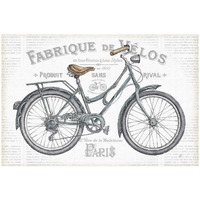 Bicycles I -Paper Art-20"x14"