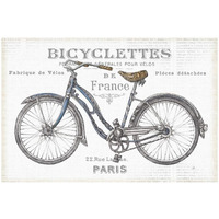 Bicycles II -Paper Art-20"x14"