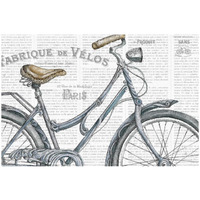 Bicycles III -Paper Art-20"x14"