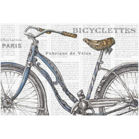 Bicycles IV -Paper Art-32"x22"