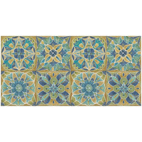 Mexican Tiles Pattern -Paper Art-50"x26"