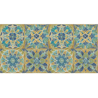 Mexican Tiles Pattern -Paper Art-74"x38"