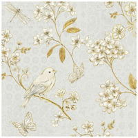 Golden Garden IV -Paper Art-20"x20"