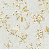 Golden Garden IV -Paper Art-32"x32"