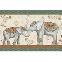 Elephant Walk I -Paper Art-38"x26"