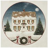 Merry Lil House -Paper Art-26"x26"