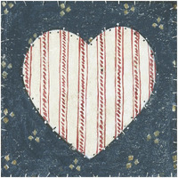 Americana Quilt I -Paper Art-32"x32"