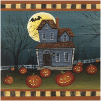 Halloween Eve -Paper Art-32"x32"