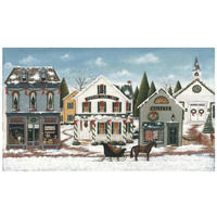 Christmas Village I -Paper Art-42"x25.2"