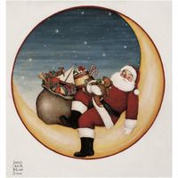 Merry Lil Santa -Paper Art-43.36"x46"