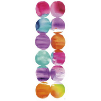 Spring Dots Panel I -Paper Art-20"x56"