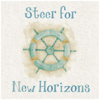 New Horizons I Words -Paper Art-42"x42"